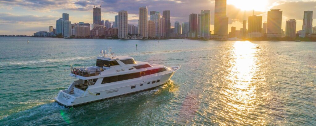 103' Westship south beach boat tour